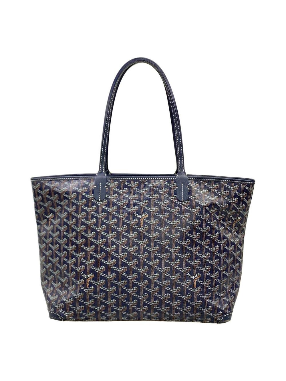 Goyard Artois Pm Navy Coated Canvas #277660G24B